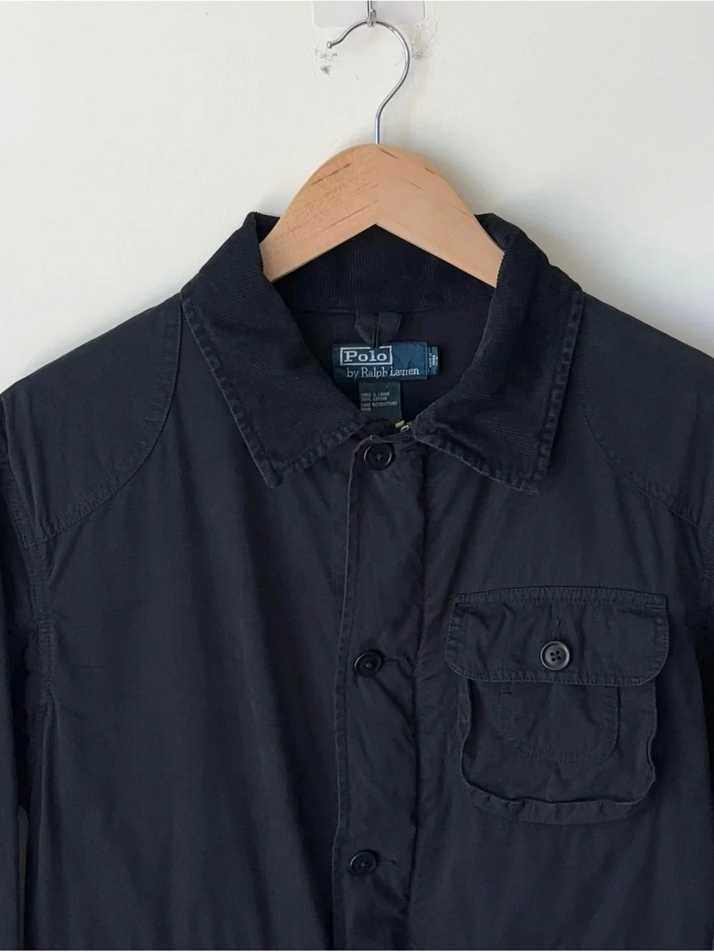 Polo Ralph Lauren Mohawk Hunting Jacket Size M Utility Field Cargo Corduroy